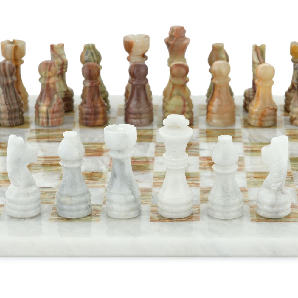 Шахматы из камня "Атлантида" мрамор и оникс 30 купить в Ростове-на-Дону Шахматы из камня "Атлантида" мрамор и оникс 30 купить в Ростове-на-Дону