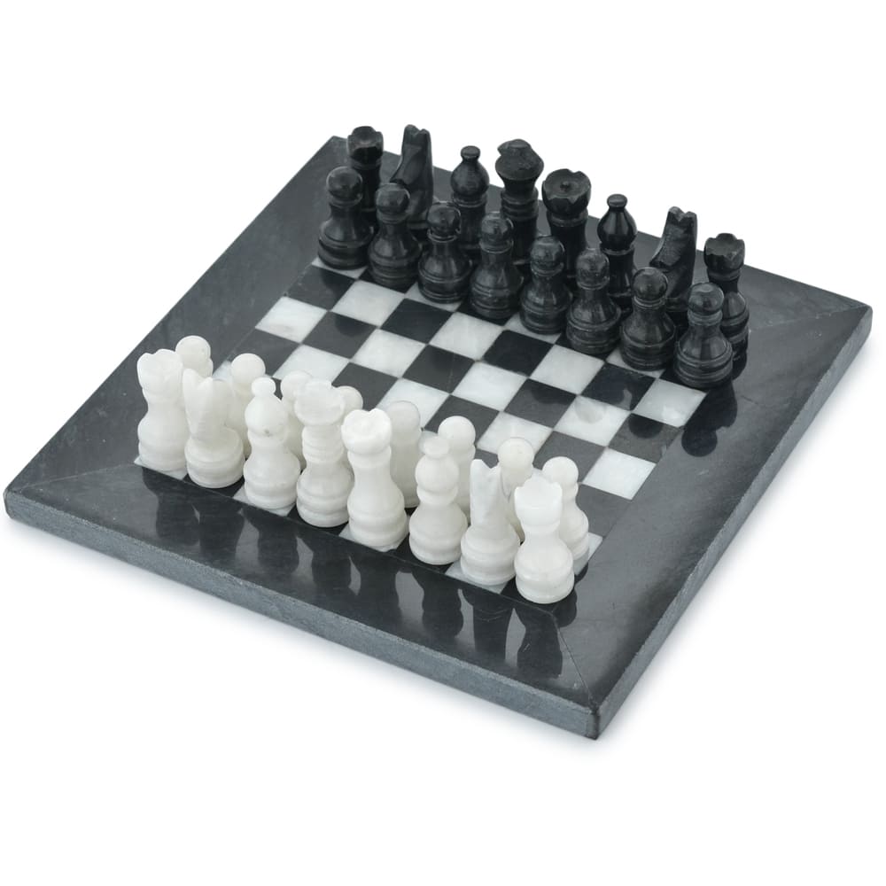 Шахматы из камня "Олимп" мрамор 20 Шахматы из камня "Олимп" мрамор 20