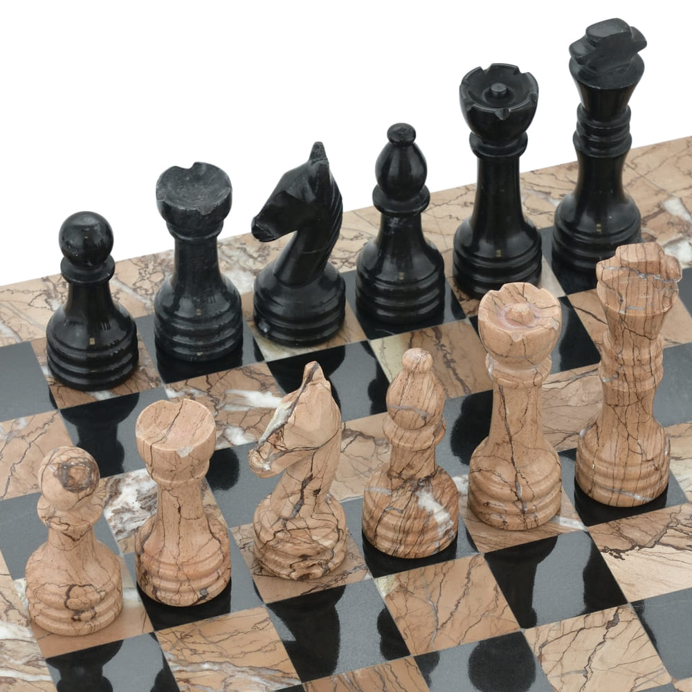 Шахматы из камня "Византия" розовый мрамор 40 купить в Ростове-на-Дону Шахматы из камня "Византия" розовый мрамор 40 купить в Ростове-на-Дону