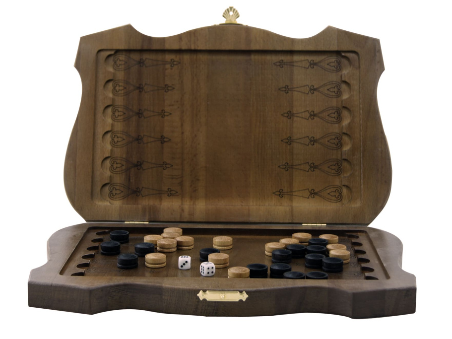 Нарды резные Ивановские мини "Собор" 35, WoodG купить в Ростове-на-Дону