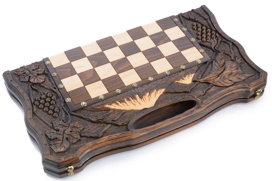 Шахматы + нарды резные "Долина Арарата" 60, Harutyunyan купить в Ростове-на-Дону