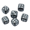 Кости игральные "Гамма" камень, серый, 15 мм (2 шт.) купить в Ростове-на-Дону