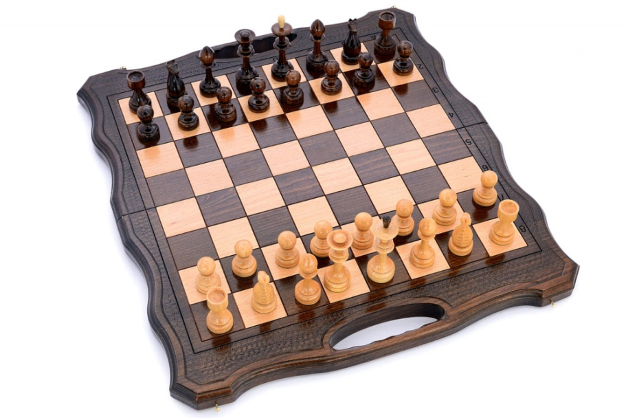 Шахматы + нарды резные "Defent" 50, Harutyunyan