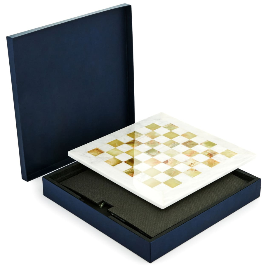 Шахматы каменные "Карфаген" мрамор и оникс 40 купить в Ростове-на-Дону