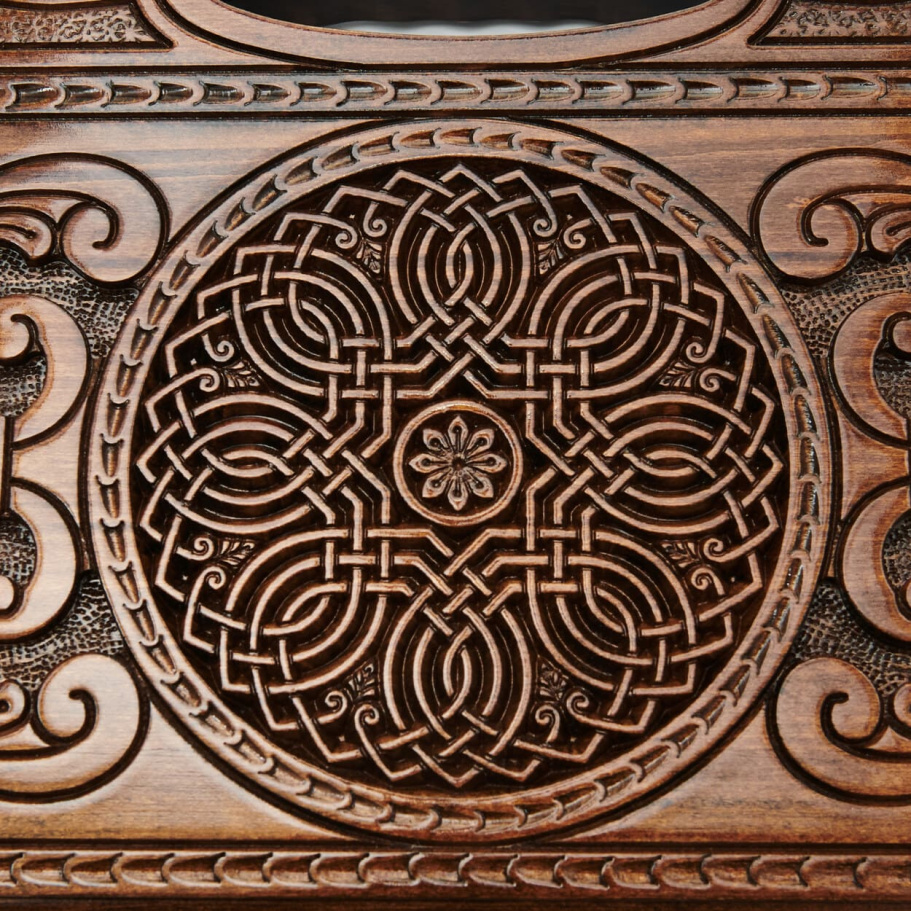 Нарды резные Агнес "Пальметта" средние, 50 купить в Ростове-на-Дону