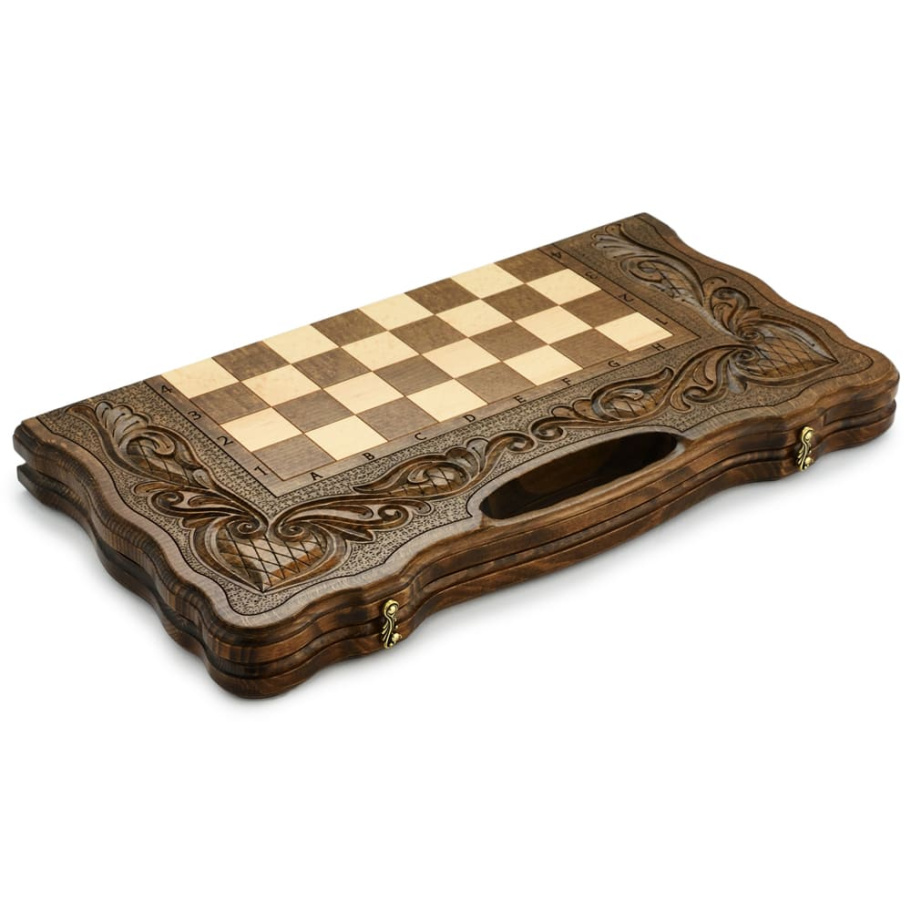 Шахматы + нарды резные "Королевские" 60, Harutyunyan купить в Ростове-на-Дону