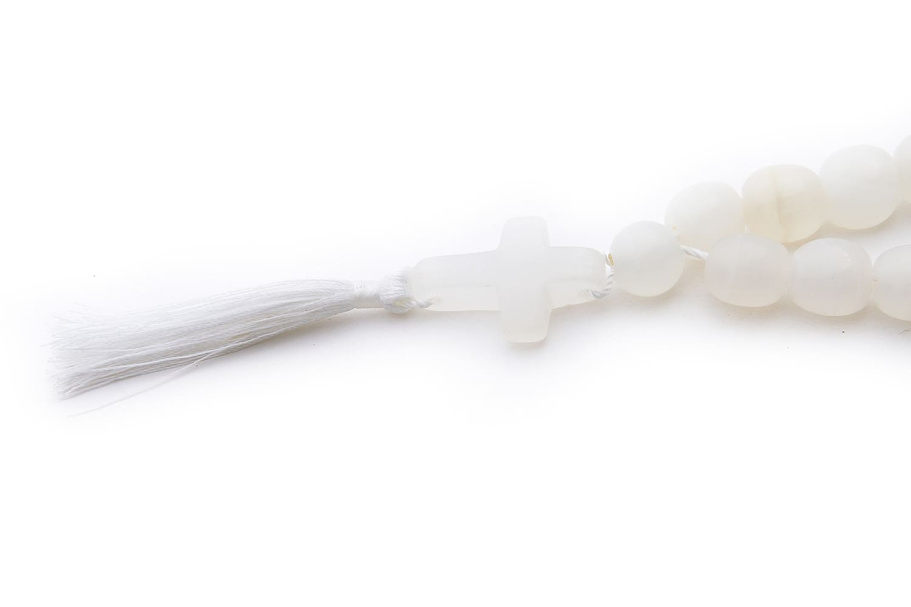 Четки Православные "Крест" белый камень, Давыдов С. купить в Ростове-на-Дону