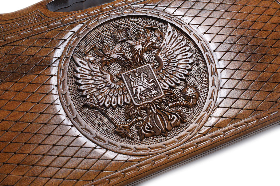 Нарды резные ромбик "Герб России " большие 60, Harutyunyan купить в Ростове-на-Дону