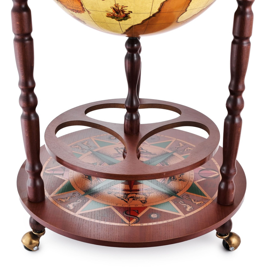 Глобус бар напольный "Элизабет", сфера 40 см купить в Ростове-на-Дону