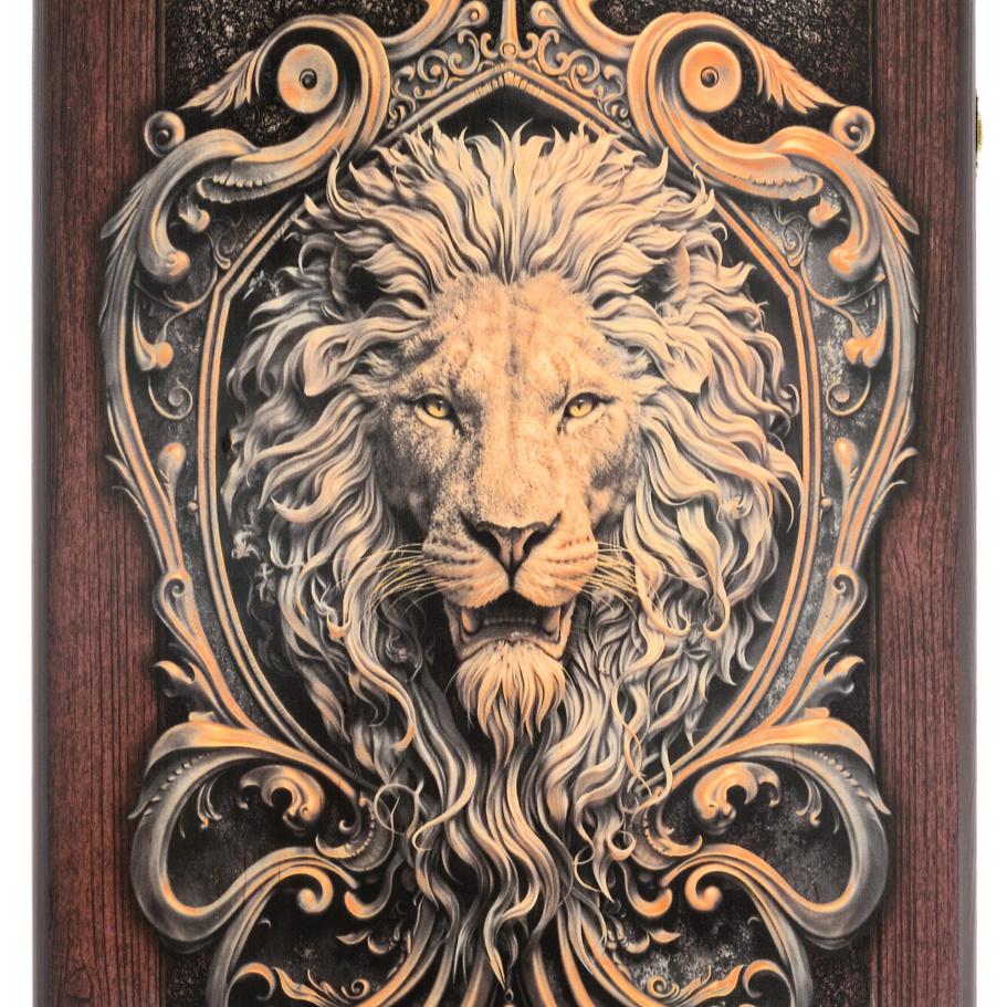Нарды Пермские Лев - король, большие 60 купить в Ростове-на-Дону