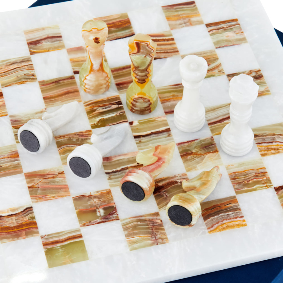 Шахматы каменные "Карфаген" мрамор и оникс 30 купить в Ростове-на-Дону Шахматы каменные "Карфаген" мрамор и оникс 30 купить в Ростове-на-Дону