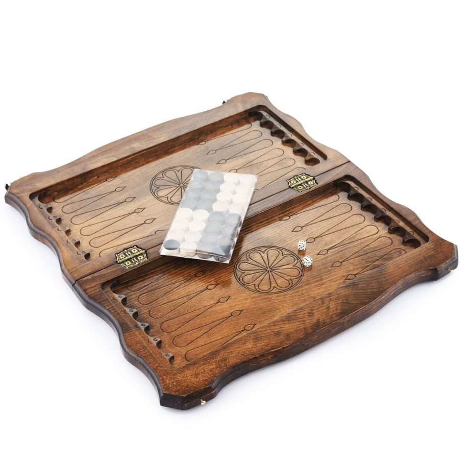 Шахматы + нарды резные "Вольные Горы" 40, Harutyunyan купить в Ростове-на-Дону