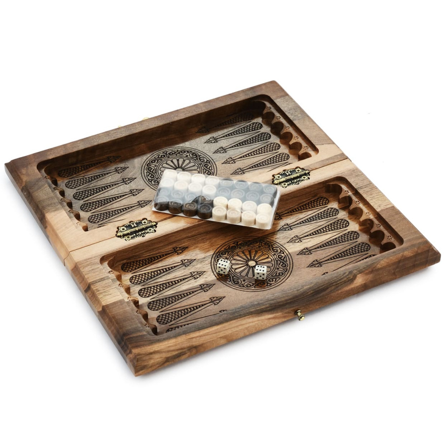 Шахматы + нарды резные "Нефрит" 30 купить в Ростове-на-Дону