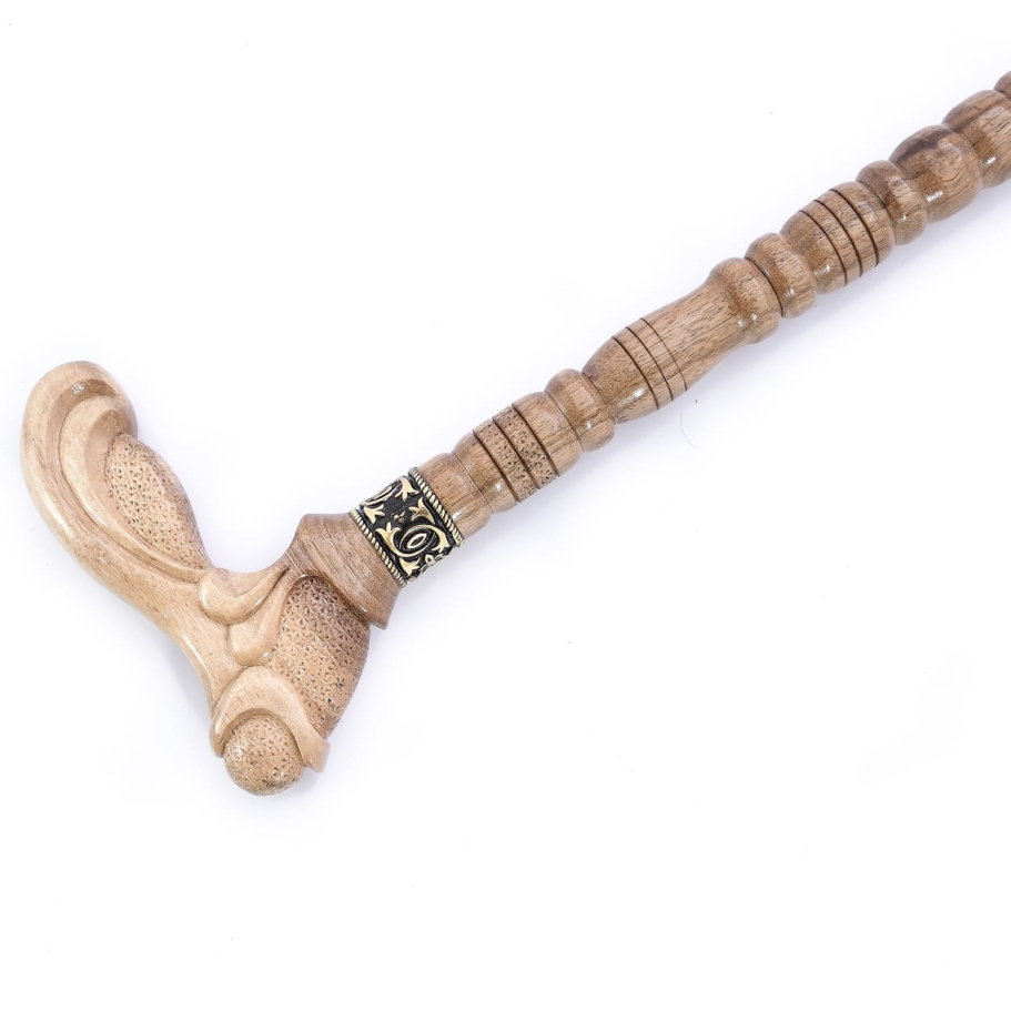 Трость резная опорная Омбре, орех купить в Ростове-на-Дону Трость резная опорная Омбре, орех купить в Ростове-на-Дону