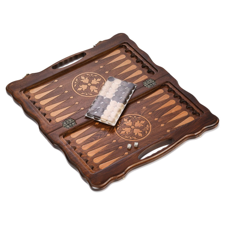 Нарды резные Агнес "Оскал Льва" средние, 50 купить в Ростове-на-Дону