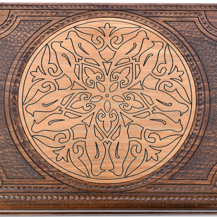 Нарды резные Рэкто "Греческий орнамент"  большие 60, Harutyunyan купить в Ростове-на-Дону