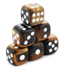 Кости игральные "Гамма" камень, коричневый, 15 мм (2 шт.) купить в Ростове-на-Дону