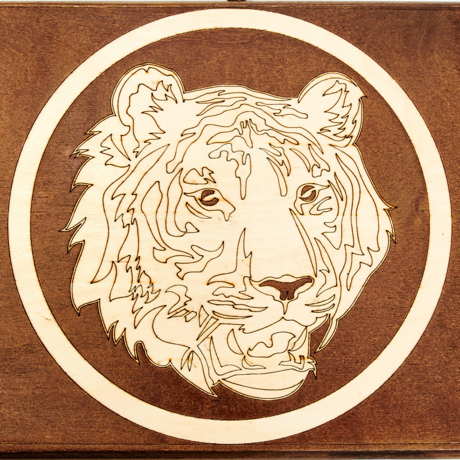 Нарды " Тигр "  большие 60, Harutyunyan купить в Ростове-на-Дону