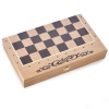 Шахматы + нарды резные "Блокер" дуб, WoodGames купить в Ростове-на-Дону