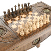 Стол ломберный Шахматы + Нарды резные "Родина" 60, Harutyunyan купить в Ростове-на-Дону