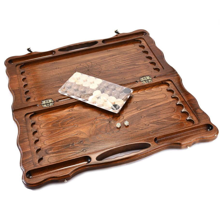 Нарды резные "Воющий волк " большие 60, Harutyunyan купить в Ростове-на-Дону