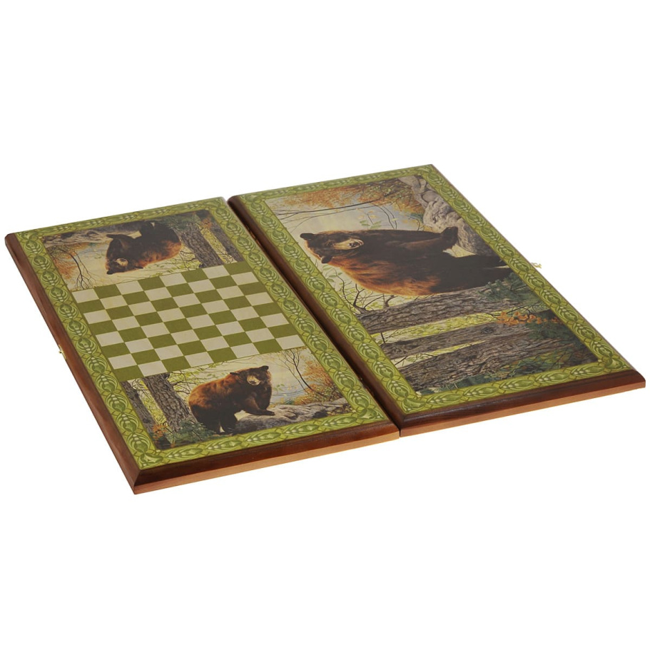 Нарды Пермские Медведь, малые 40 купить в Ростове-на-Дону