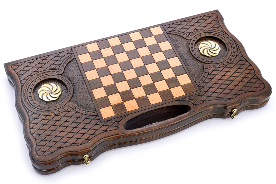 Нарды резные  "Сфера"  большие 60, Harutyunyan купить в Ростове-на-Дону