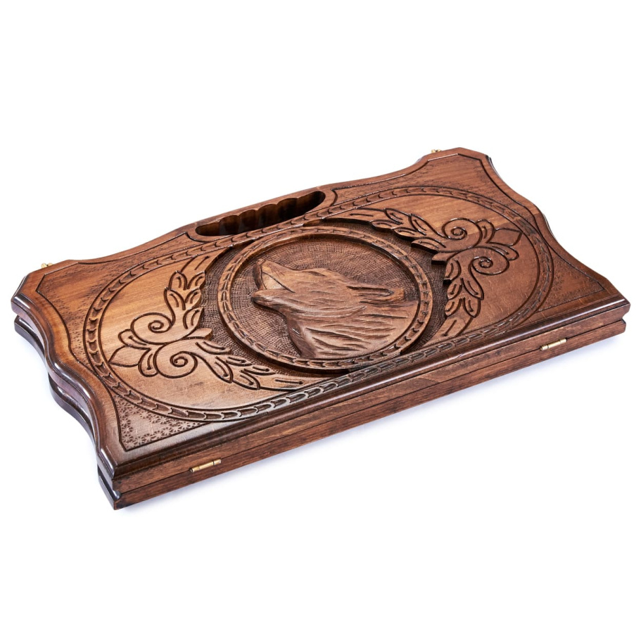 Нарды резные "Волк" средние 50, Harutyunyan