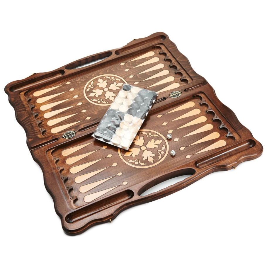 Нарды резные Агнес "Ламбрекен" большие, 60 купить в Ростове-на-Дону