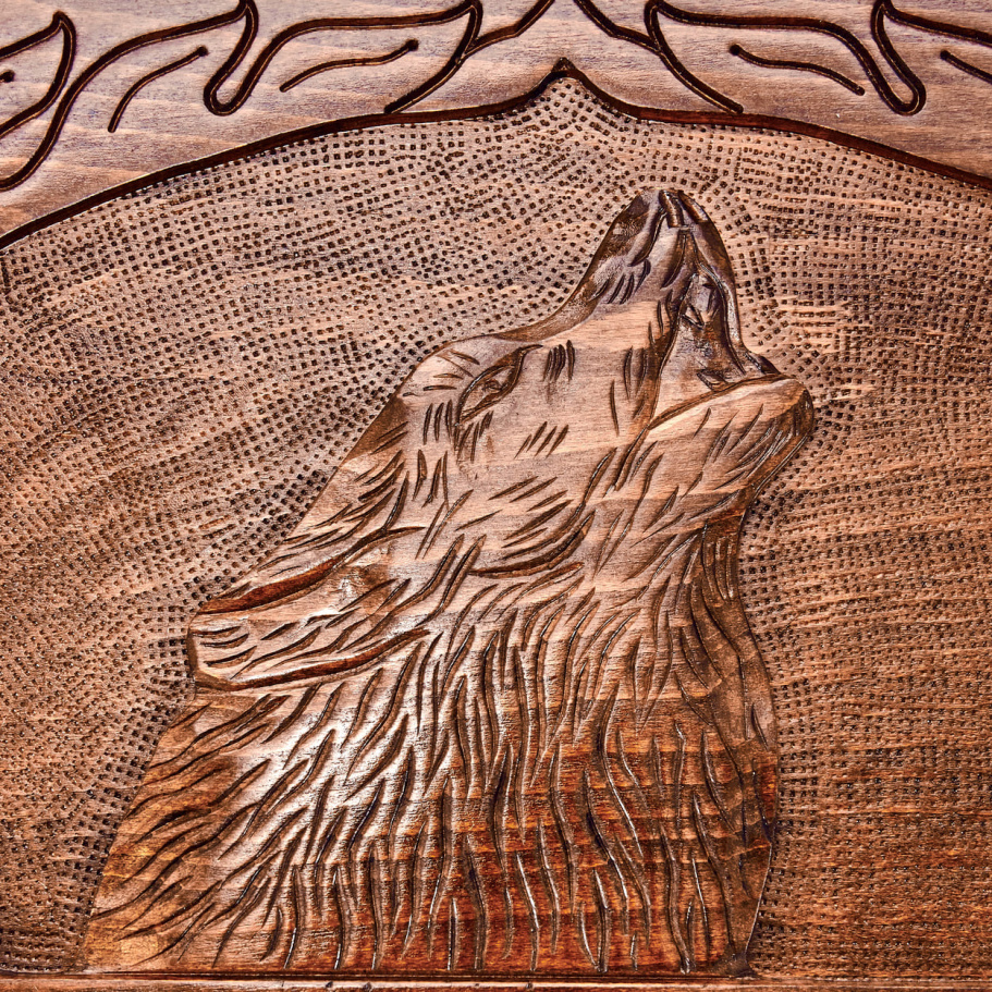 Нарды резные "Оскал Волка"  60, Sargsyan купить в Ростове-на-Дону