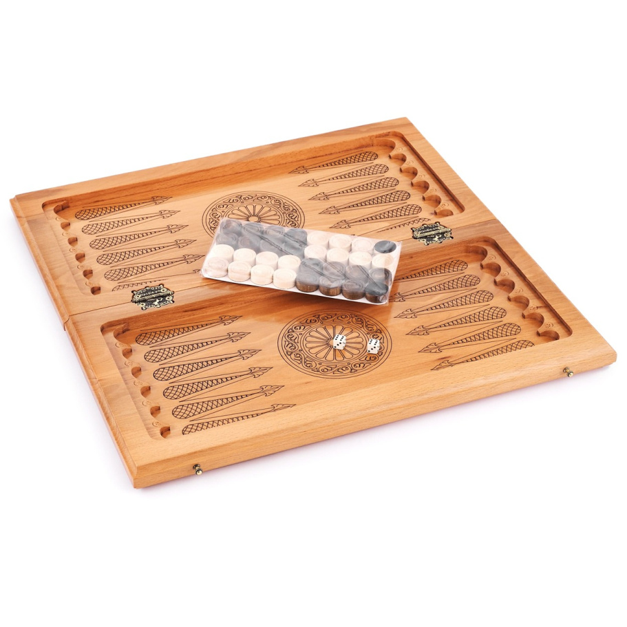 Шахматы + нарды резные "Умбра" 50 купить в Ростове-на-Дону