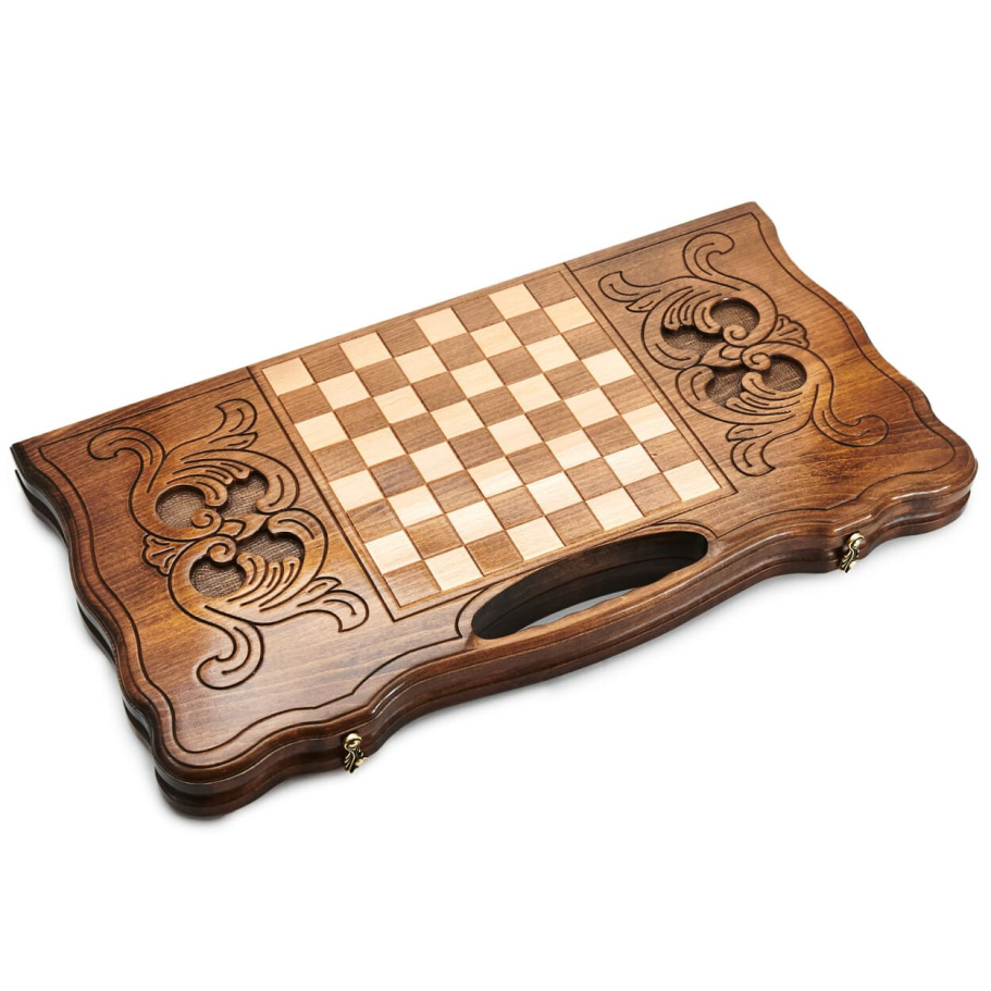 Нарды резные Агнес "Ламбрекен" большие, 60 купить в Ростове-на-Дону