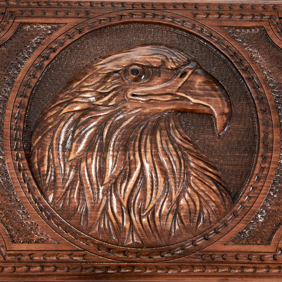 Нарды резные "Вольный орел" большие 60, Harutyunyan купить в Ростове-на-Дону