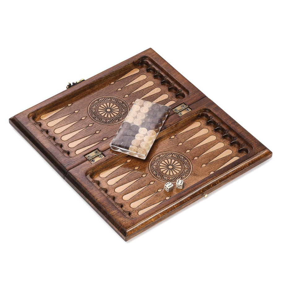 Нарды резные Рэкто "Герб России" мини 30, Harutyunyan купить в Ростове-на-Дону