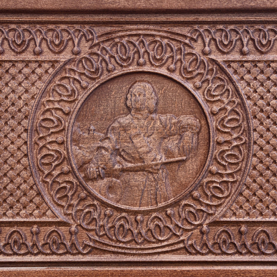 Нарды резные Ивановские мини "Царь" 35 купить в Ростове-на-Дону