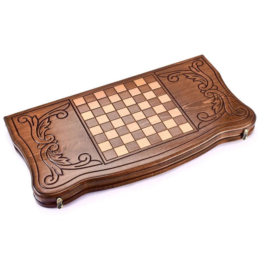 Нарды резные "Орел в атаке" большие 60, Даудов купить в Ростове-на-Дону