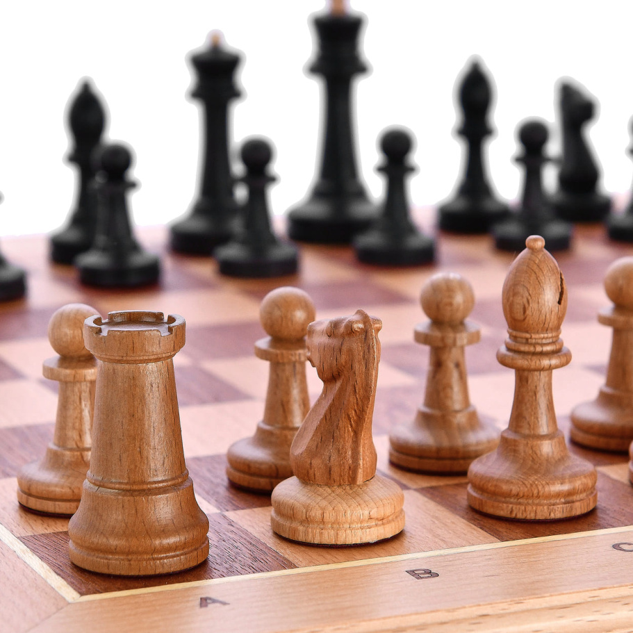 Шахматы в ларце "Стаунтон" бук, WoodGames купить в Ростове-на-Дону