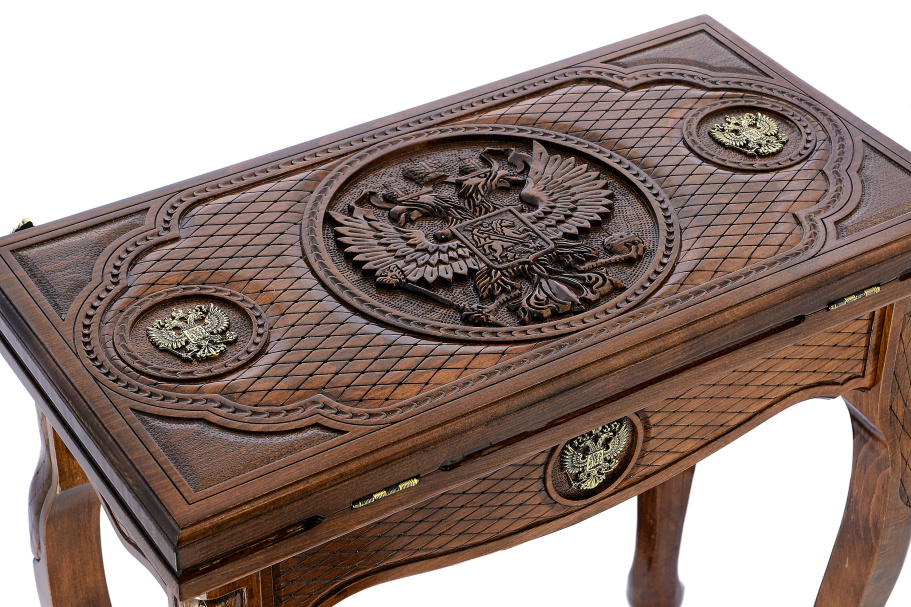 Стол ломберный Нарды резные "Империя" 60, Harutyunyan купить в Ростове-на-Дону