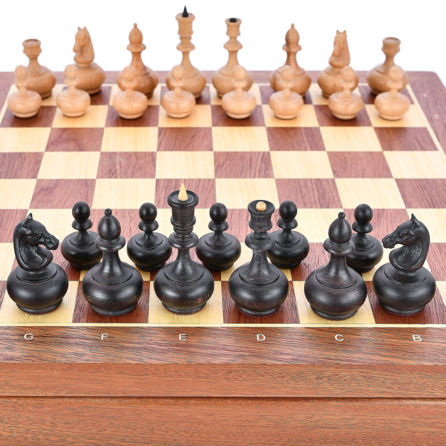 Шахматы в ларце "Гамбит" бук, WoodGames купить в Ростове-на-Дону