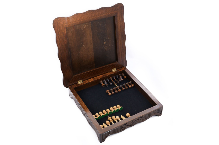 Шахматы резные в ларце "Гандикап" 40, Harutyunyan купить в Ростове-на-Дону