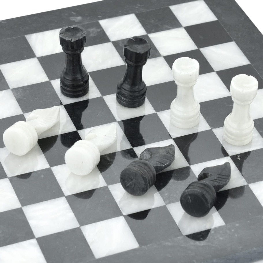 Шахматы из камня "Олимп" мрамор 30 купить в Ростове-на-Дону