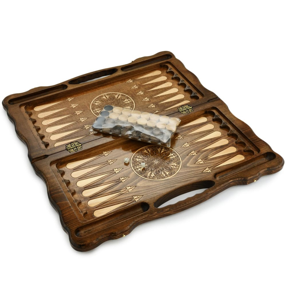 Шахматы + нарды резные "Королевские" 60, Harutyunyan купить в Ростове-на-Дону