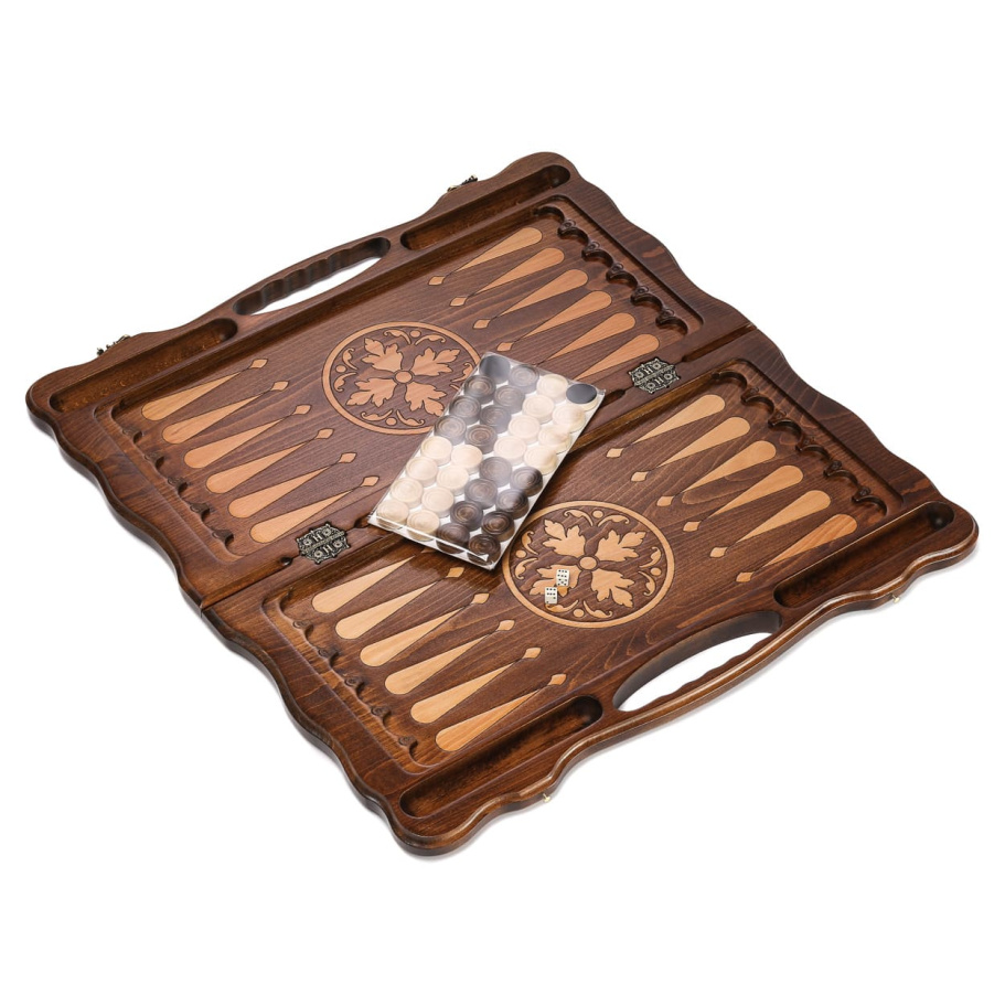 Нарды резные Агнес "Спартанец"  большие, 60 купить в Ростове-на-Дону