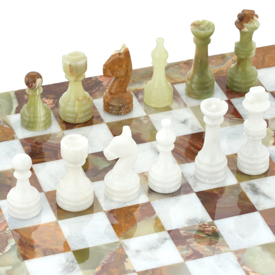 Шахматы из камня "Левант" мрамор и оникс 40 купить в Ростове-на-Дону