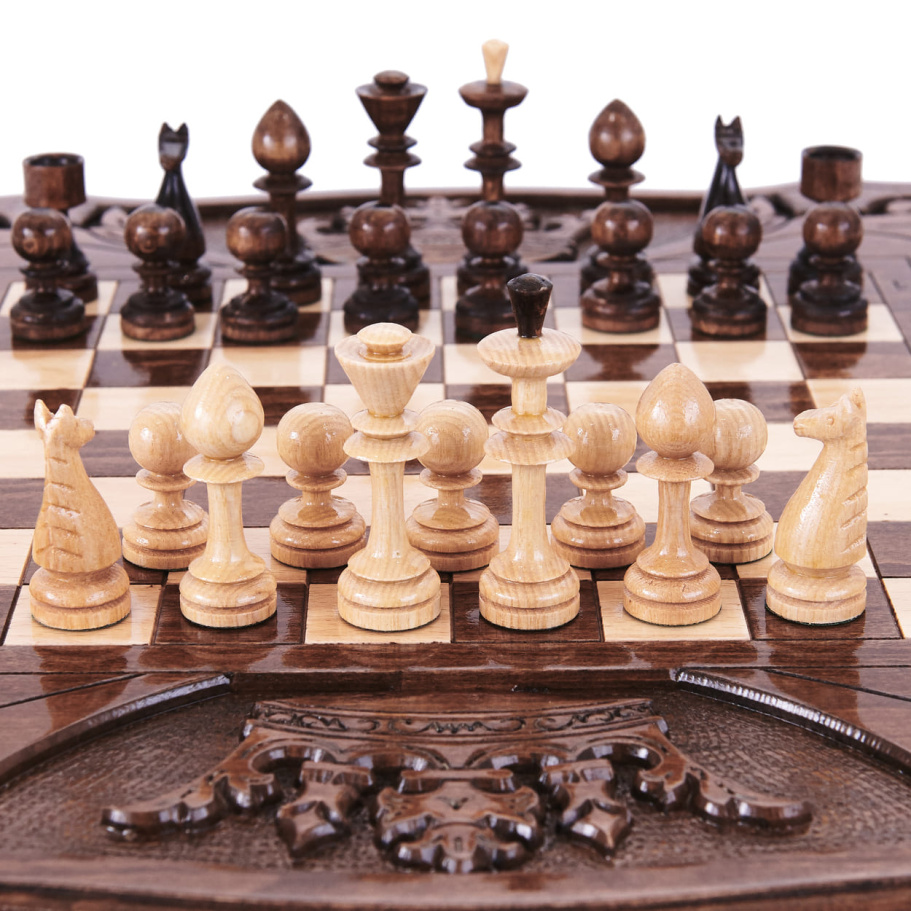 Шахматы + нарды резные "Корона" 40, Harutyunyan купить в Ростове-на-Дону Шахматы + нарды резные "Корона" 40, Harutyunyan купить в Ростове-на-Дону