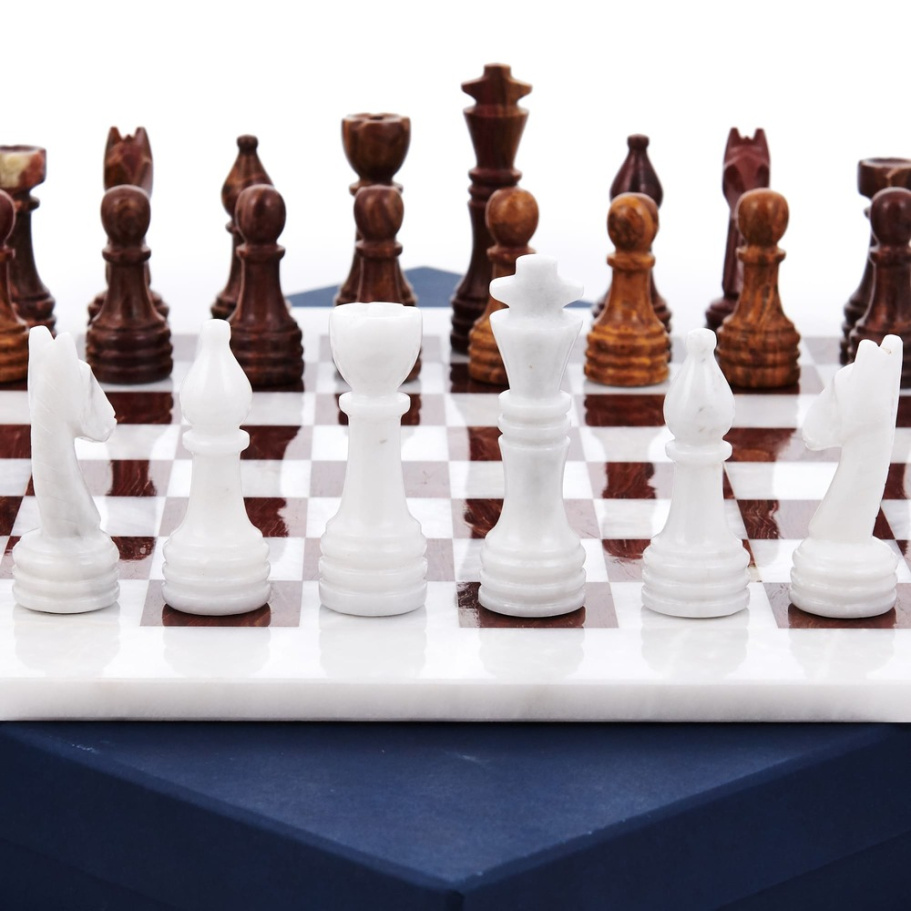 Шахматы из камня "Артер Карфаген" мрамор и яшма 40 купить в Ростове-на-Дону Шахматы из камня "Артер Карфаген" мрамор и яшма 40 купить в Ростове-на-Дону