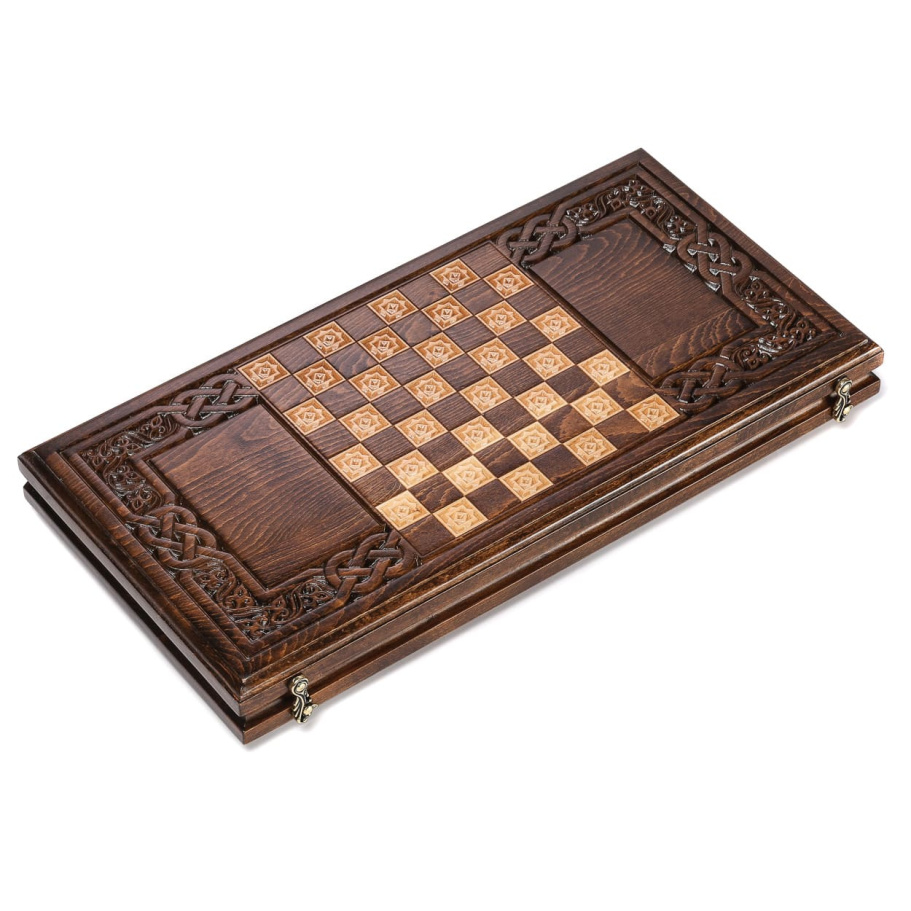 Нарды резные "Орнамент 1" средние 50, Harutyunyan купить в Ростове-на-Дону