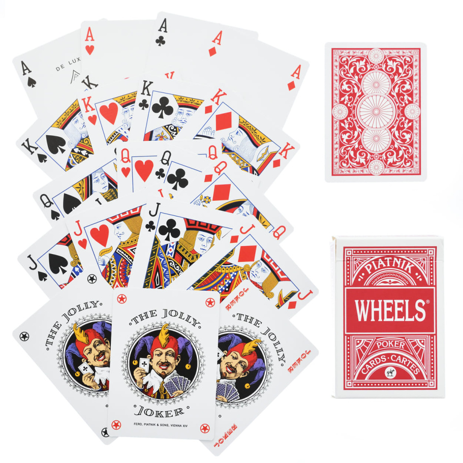 Карты игральные "Вилс" красная рубашка, 55 карт купить в Ростове-на-Дону