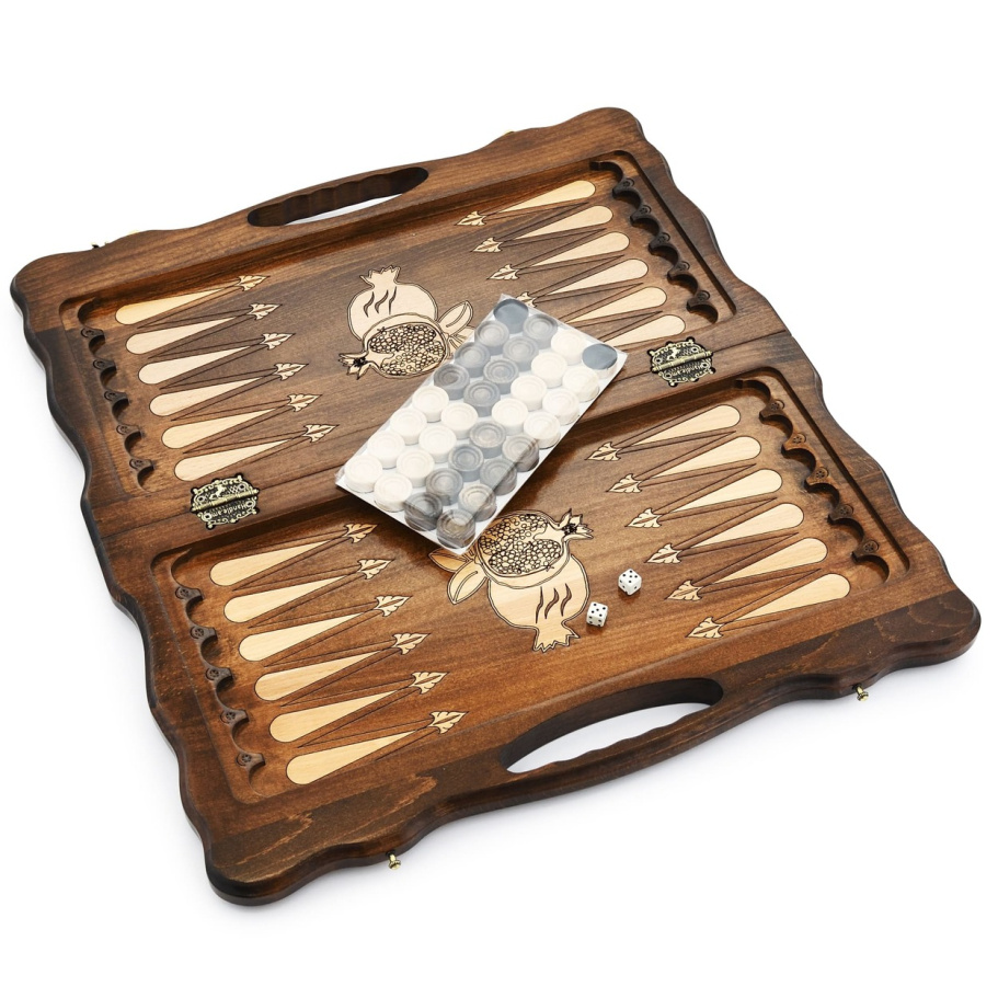 Нарды резные "Гранат" средние 50, Harutyunyan купить в Ростове-на-Дону