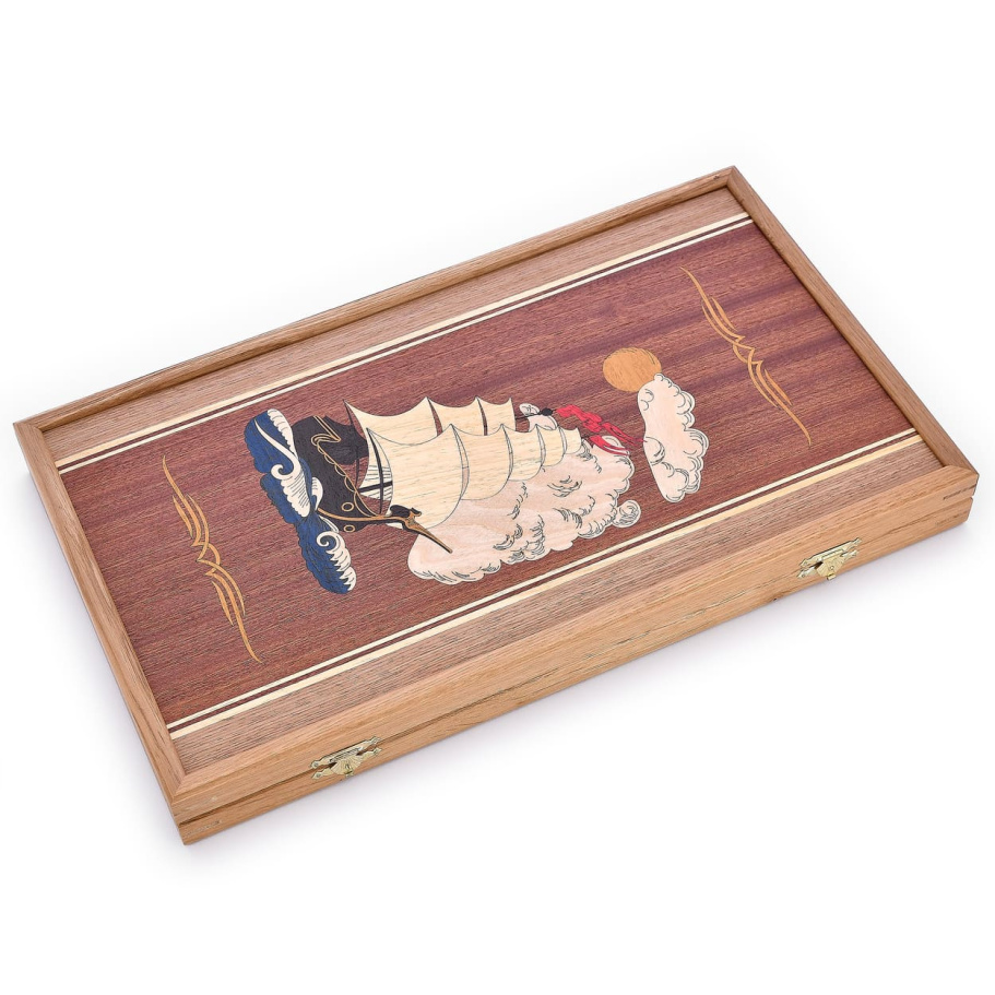 Нарды Ивановские "Парусник" 50, WoodG Нарды Ивановские "Парусник" 50, WoodG